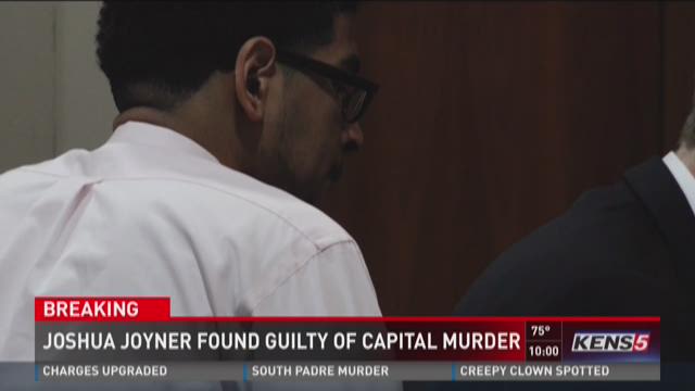 Jury finds Joshua Joyner guilty of capital murder charges | kens5.com